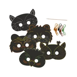 Μάσκες ξυσίματος ζώα1