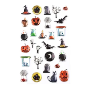 αυτοκολλητα halloween μαγισσες