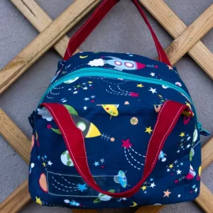 Τσαντάκι φαγητού με χερούλια και φερμουάρ, διάστημα