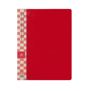 Ντοσιέ με 20 διαφάνειες ΚΟΚΚΙΝΟ