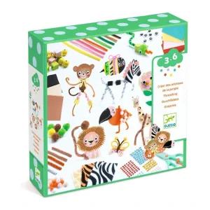 Σετ δημιουργικής απασχόλησης, Ζώα Ζούγκλας, Djeco DJ09016