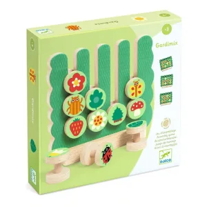 Εκπαιδευτικό παιχνίδι παρατήρησης σχημάτων και χρωμάτων "Κήπος", Djeco DJ01629