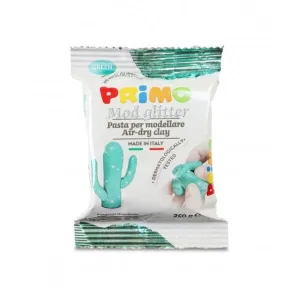 Πηλός Πράσινος με Glitter, Primo 250 gr