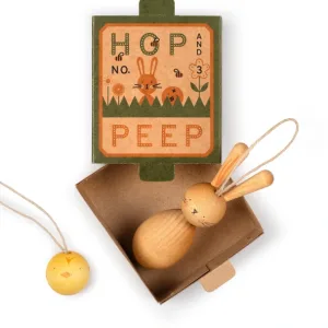 Ξύλινα Πασχαλινά Διακοσμητικά HOP AND PEEP, Grapat